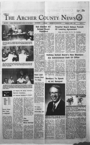 The Archer County News (Archer City, Tex.), Vol. 63nd YEAR, No. 16, Ed. 1 Thursday, April 17, 1980