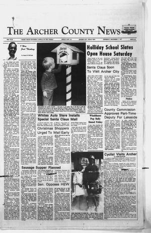 The Archer County News (Archer City, Tex.), Vol. 60, No. 48, Ed. 1 Thursday, December 1, 1977