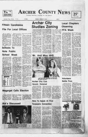 Archer County News (Archer City, Tex.), No. 8, Ed. 1 Thursday, February 25, 1982