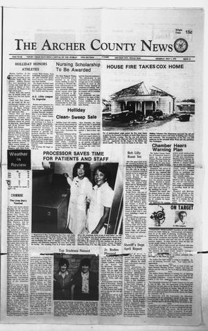 Primary view of object titled 'The Archer County News (Archer City, Tex.), Vol. 62, No. 17, Ed. 1 Thursday, May 3, 1979'.