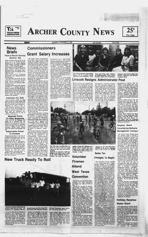 Archer County News (Archer City, Tex.), No. 39, Ed. 1 Thursday, September 27, 1984