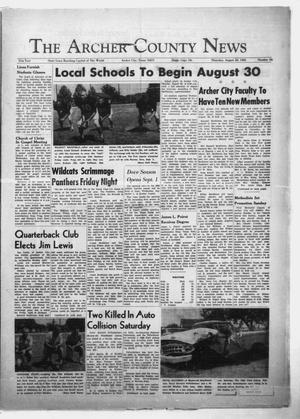 The Archer County News (Archer City, Tex.), Vol. 51, No. 34, Ed. 1 Thursday, August 26, 1965
