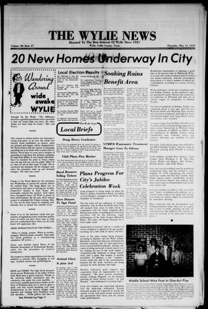 The Wylie News (Wylie, Tex.), Vol. 30, No. 47, Ed. 1 Thursday, May 11, 1978