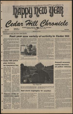 Cedar Hill Chronicle (Cedar Hill, Tex.), Vol. 18, No. 17, Ed. 1 Thursday, December 31, 1981