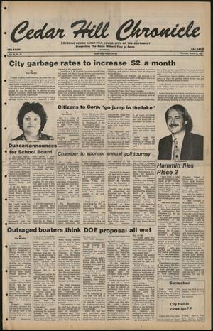 Cedar Hill Chronicle (Cedar Hill, Tex.), Vol. 16, No. 30, Ed. 1 Thursday, March 27, 1980