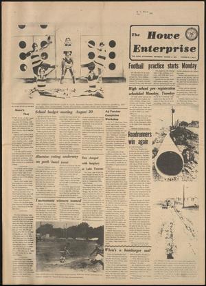 The Howe Enterprise (Howe, Tex.), Vol. 10, No. 3, Ed. 1 Thursday, August 9, 1973