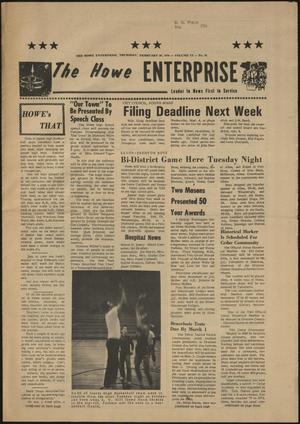 The Howe Enterprise (Howe, Tex.), Vol. 6, No. 32, Ed. 1 Thursday, February 26, 1970