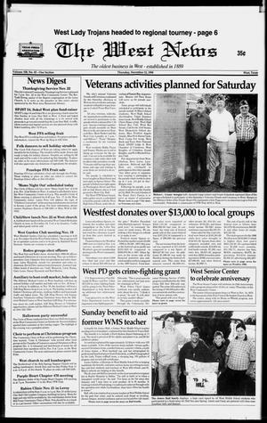 Primary view of object titled 'The West News (West, Tex.), Vol. 108, No. 45, Ed. 1 Thursday, November 12, 1998'.