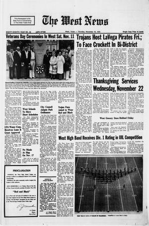 The West News (West, Tex.), Vol. 88, No. 45, Ed. 1 Thursday, November 16, 1978