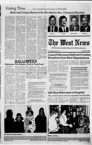 Primary view of object titled 'The West News (West, Tex.), Vol. 96, No. 44, Ed. 1 Thursday, October 30, 1986'.
