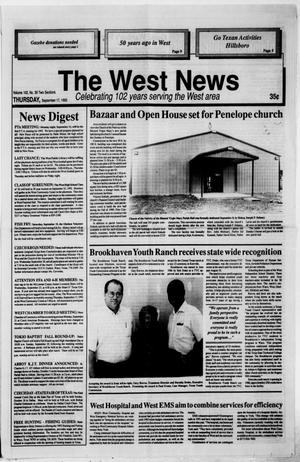 The West News (West, Tex.), Vol. 102, No. 39, Ed. 1 Thursday, September 17, 1992