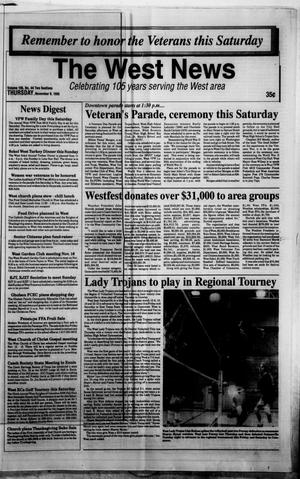 Primary view of object titled 'The West News (West, Tex.), Vol. 105, No. 44, Ed. 1 Thursday, November 9, 1995'.