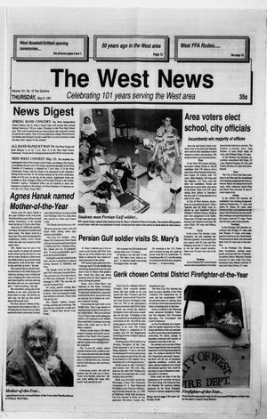 The West News (West, Tex.), Vol. 101, No. 19, Ed. 1 Thursday, May 9, 1991