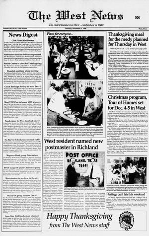 Primary view of object titled 'The West News (West, Tex.), Vol. 109, No. 47, Ed. 1 Thursday, November 25, 1999'.