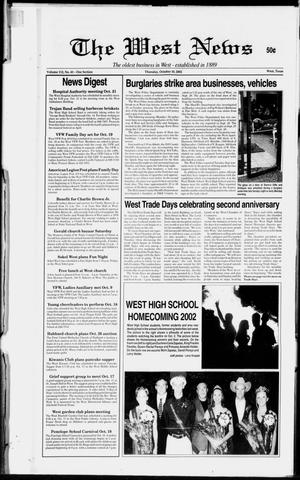 The West News (West, Tex.), Vol. 112, No. 41, Ed. 1 Thursday, October 10, 2002