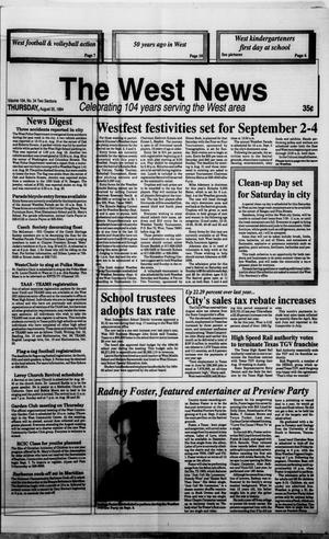 The West News (West, Tex.), Vol. 104, No. 34, Ed. 1 Thursday, August 25, 1994