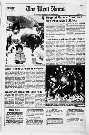 The West News (West, Tex.), Vol. 95, No. 37, Ed. 1 Thursday, September 12, 1985