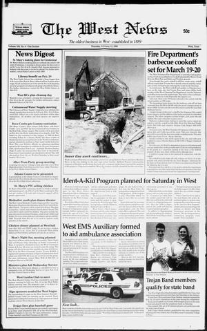 The West News (West, Tex.), Vol. 109, No. 6, Ed. 1 Thursday, February 11, 1999