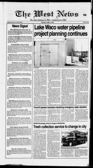 The West News (West, Tex.), Vol. 112, No. 2, Ed. 1 Thursday, January 10, 2002