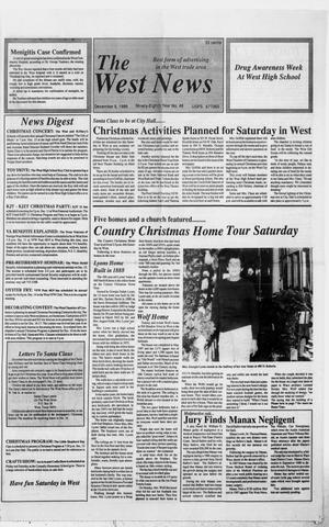 Primary view of object titled 'The West News (West, Tex.), Vol. 98, No. 48, Ed. 1 Thursday, December 8, 1988'.