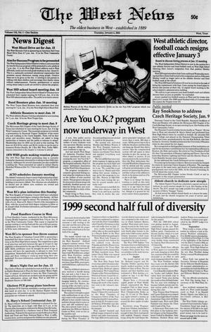 Primary view of object titled 'The West News (West, Tex.), Vol. 110, No. 1, Ed. 1 Thursday, January 6, 2000'.