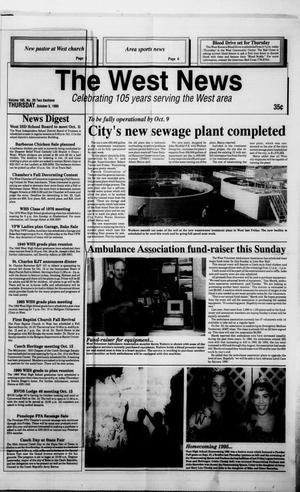 Primary view of object titled 'The West News (West, Tex.), Vol. 105, No. 39, Ed. 1 Thursday, October 5, 1995'.
