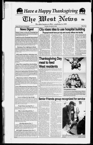 Primary view of object titled 'The West News (West, Tex.), Vol. 112, No. 48, Ed. 1 Thursday, November 28, 2002'.