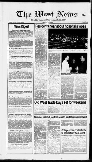 The West News (West, Tex.), Vol. 111, No. 16, Ed. 1 Thursday, April 19, 2001