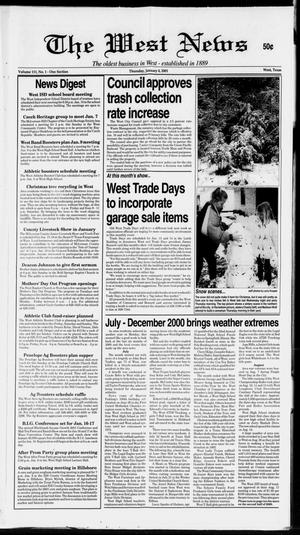 The West News (West, Tex.), Vol. 111, No. 1, Ed. 1 Thursday, January 4, 2001
