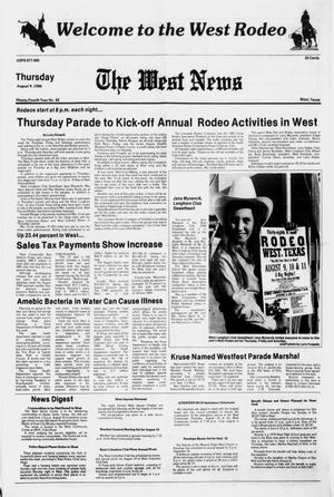 Primary view of object titled 'The West News (West, Tex.), Vol. 94, No. 32, Ed. 1 Thursday, August 9, 1984'.