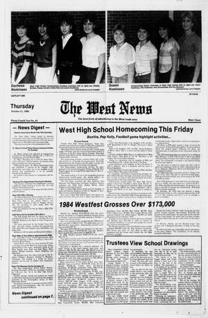 Primary view of object titled 'The West News (West, Tex.), Vol. 94, No. 41, Ed. 1 Thursday, October 11, 1984'.