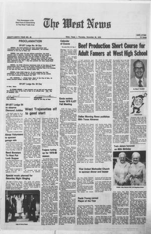 The West News (West, Tex.), Vol. 89, No. 48, Ed. 1 Thursday, November 29, 1979