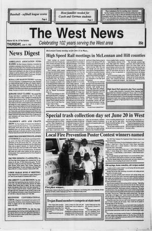 The West News (West, Tex.), Vol. 102, No. 23, Ed. 1 Thursday, June 11, 1992