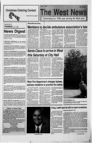 The West News (West, Tex.), Vol. 99, No. 49, Ed. 1 Thursday, December 7, 1989