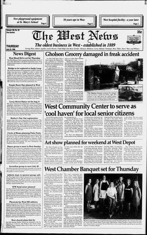 Primary view of object titled 'The West News (West, Tex.), Vol. 108, No. 30, Ed. 1 Thursday, July 23, 1998'.