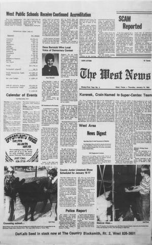 The West News (West, Tex.), Vol. 91, No. 3, Ed. 1 Thursday, January 15, 1981