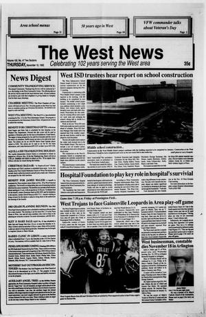 Primary view of object titled 'The West News (West, Tex.), Vol. 102, No. 47, Ed. 1 Thursday, November 19, 1992'.