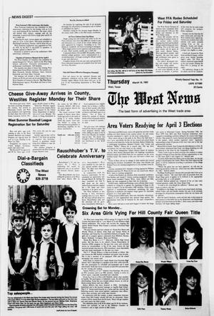 Primary view of object titled 'The West News (West, Tex.), Vol. 92, No. 11, Ed. 1 Thursday, March 18, 1982'.