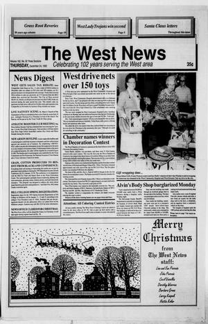The West News (West, Tex.), Vol. 102, No. 52, Ed. 1 Thursday, December 24, 1992