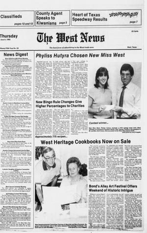 The West News (West, Tex.), Vol. 95, No. 23, Ed. 1 Thursday, June 6, 1985