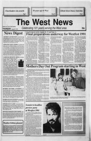 Primary view of object titled 'The West News (West, Tex.), Vol. 101, No. 34, Ed. 1 Thursday, August 22, 1991'.