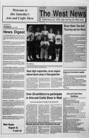 The West News (West, Tex.), Vol. 99, No. 27, Ed. 1 Thursday, July 13, 1989