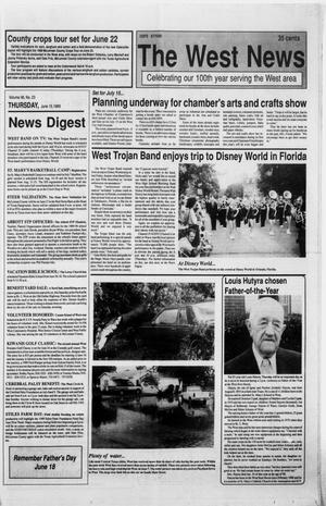 The West News (West, Tex.), Vol. 99, No. 23, Ed. 1 Thursday, June 15, 1989