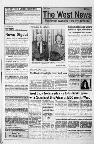 The West News (West, Tex.), Vol. 99, No. 7, Ed. 1 Thursday, February 16, 1989