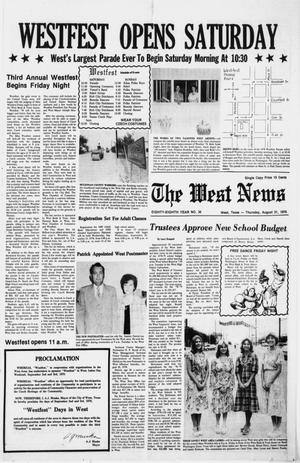 The West News (West, Tex.), Vol. 88, No. 35, Ed. 1 Thursday, August 31, 1978