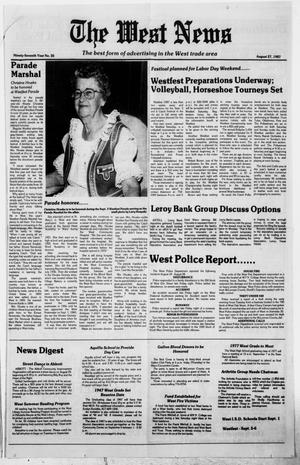 The West News (West, Tex.), Vol. 97, No. 35, Ed. 1 Thursday, August 27, 1987