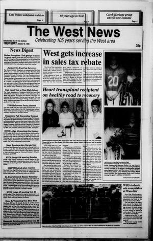 The West News (West, Tex.), Vol. 105, No. 41, Ed. 1 Thursday, October 19, 1995