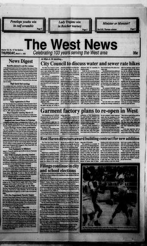 The West News (West, Tex.), Vol. 103, No. 10, Ed. 1 Thursday, March 11, 1993