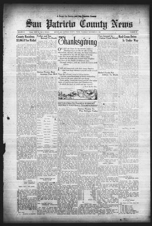 San Patricio County News (Sinton, Tex.), Vol. 24, No. 45, Ed. 1 Thursday, November 24, 1932