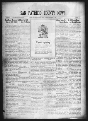 Primary view of object titled 'San Patricio County News (Sinton, Tex.), Vol. 17, No. 43, Ed. 1 Thursday, November 26, 1925'.